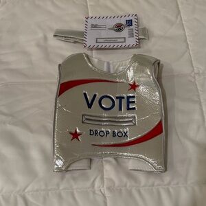 Kids Vote Drop Box Costume - Silver